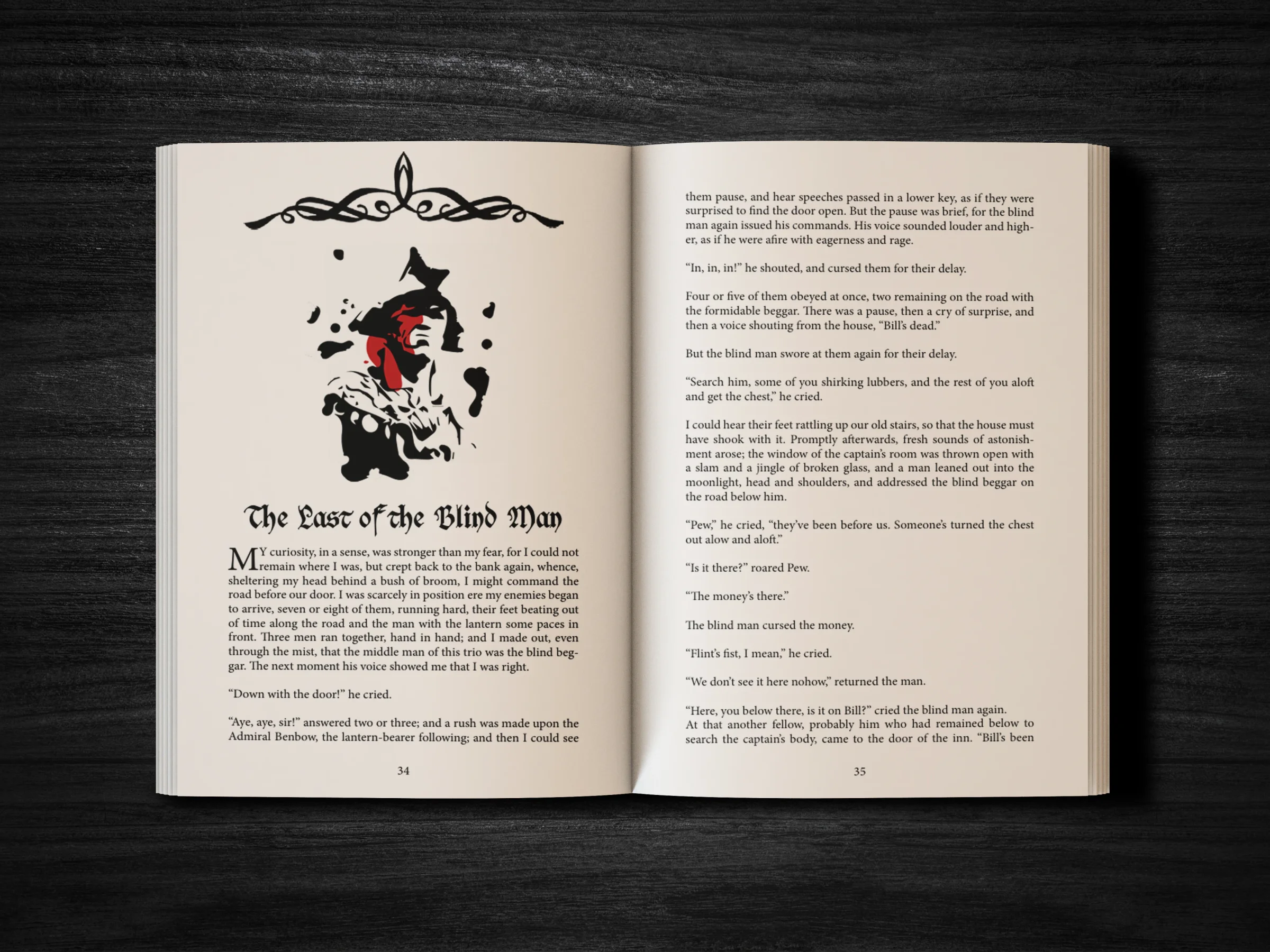 Treasure Island — interior spread