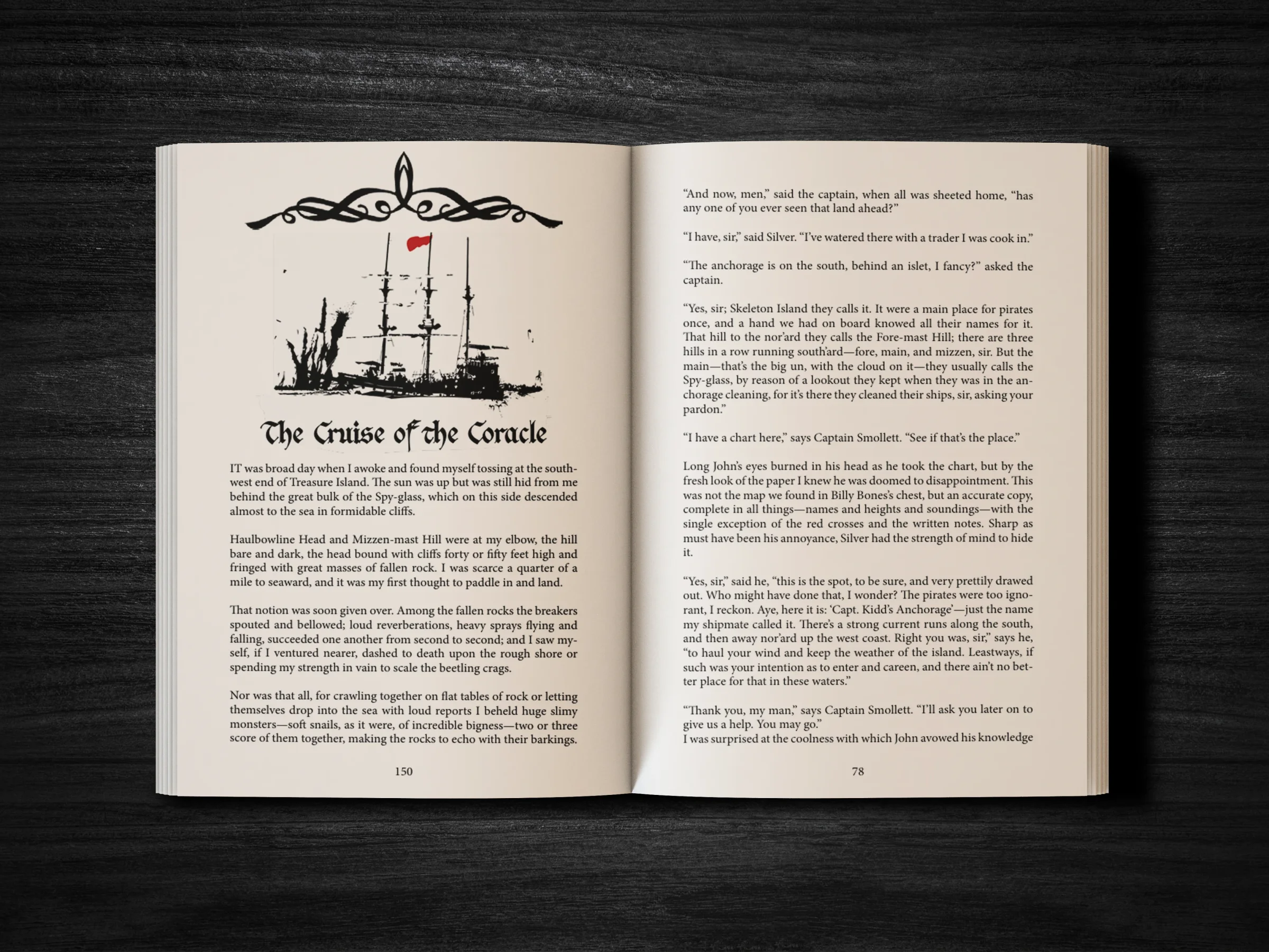 Treasure Island — interior spread