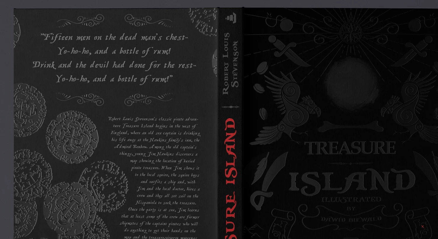 Treasure Island — typography detail